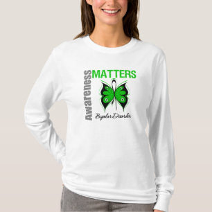 Camiseta A consciência importa doença bipolar da borbolet