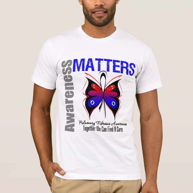 Camiseta A consciência importa fibrose pulmonaa da (Frente)