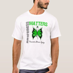 Camiseta A consciência importa lesão cerebral traumático