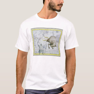 Camiseta A constelação de Taurus, chapeia 2 'do atlas Coele