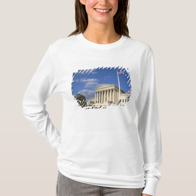 Camiseta A construção da corte suprema dos Estados Unidos (Frente)
