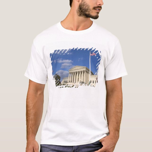 Camiseta A construção da corte suprema dos Estados Unidos (Frente)