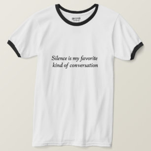 Camiseta A conversa silenciosa