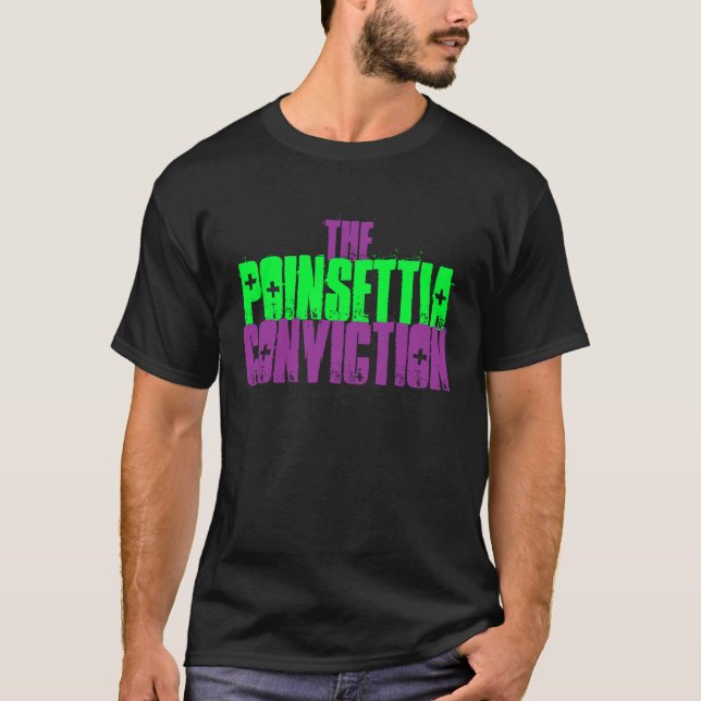 Camiseta A convicção da poinsétia (Frente)