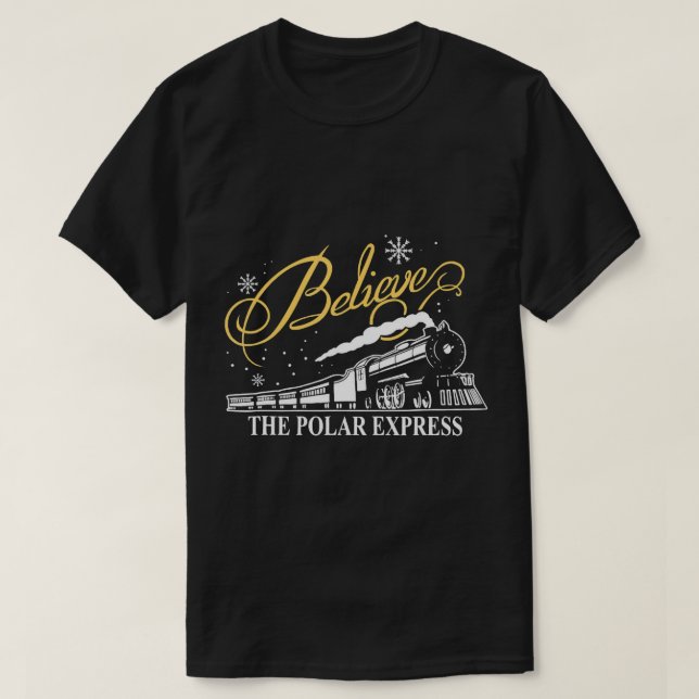 Camiseta A Convicção Polar Express - Pajam Familiar de Nata (Frente do Design)