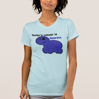 Camiseta A cor de hoje é Blurple