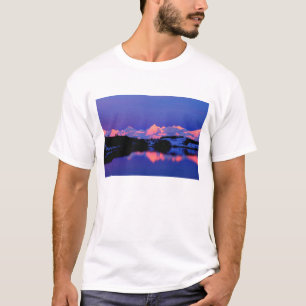 Camiseta A Cordilheira do Alasca é adjacente ao Mt. Denali,
