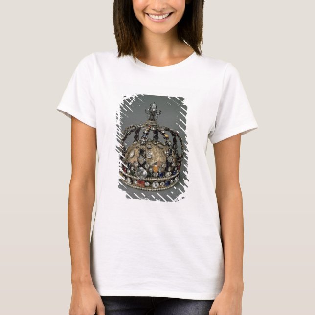 Camiseta A coroa de Louis XV, 1722 (prata dourada, replac (Frente)