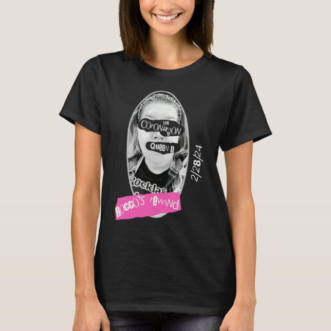 Camiseta A coroação da Rainha D (Frente)
