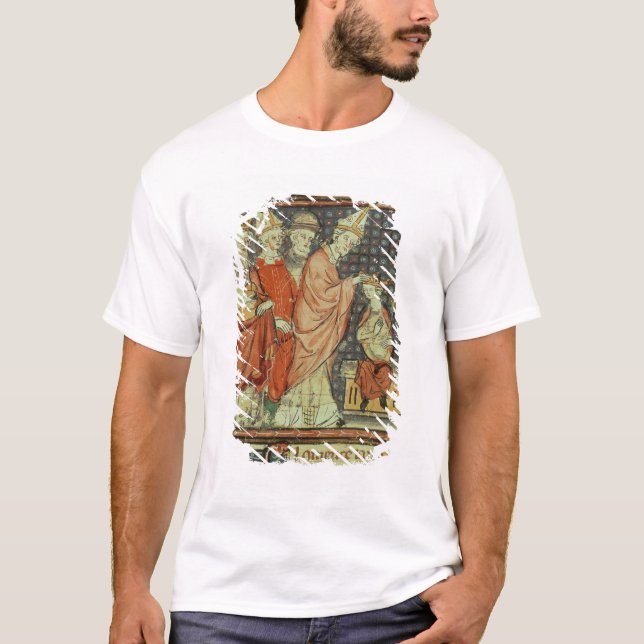 Camiseta A coroação de Louis mim 'o Pious (Frente)