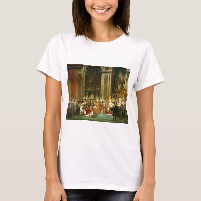 Camiseta A coroação de Napoleão, Jacques-Louis David (Frente)