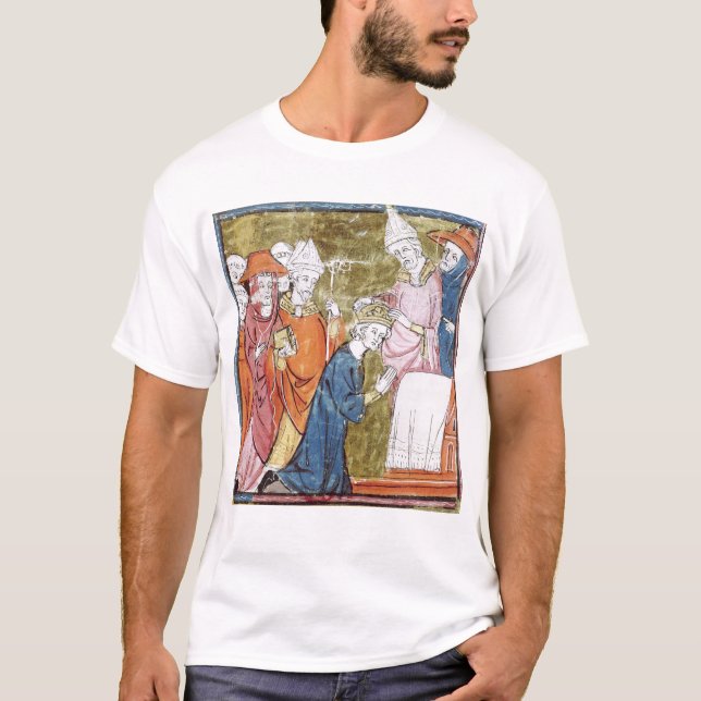 Camiseta A coroação do imperador Charlemagne (Frente)