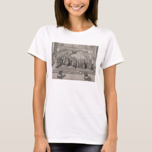 Camiseta A coroação do rei James II (1633-1701) e olá!