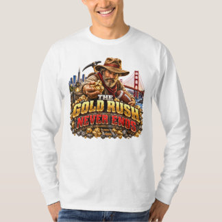Camiseta A Corrida do Ouro Nunca Acaba Futebol de São Franc