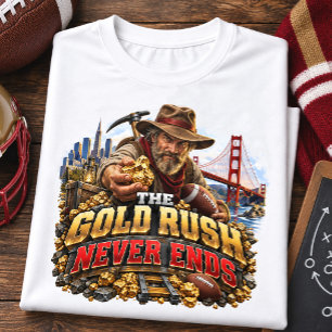 Camiseta A Corrida do Ouro Nunca Acaba Futebol de São Franc