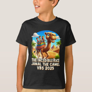 Camiseta A Corrida Incrível Jamal O Camelo Vbs 2025 Chris