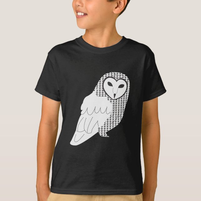 Camiseta A coruja caçoa o t-shirt (Frente)