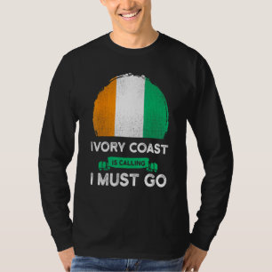 Camiseta A Costa Do Marfim Chama-Me Herança Da Costa Do Mar