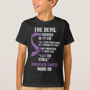 Camiseta A costela de apoio à sensibilização do diabo-Cânce