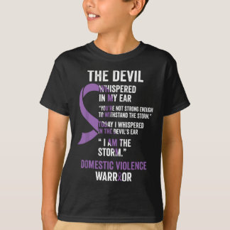 Camiseta A costela de apoio à sensibilização para a violênc