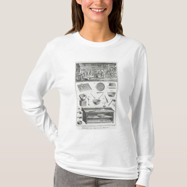 Camiseta A cozinha e o equipamento de um padeiro, 'do (Frente)