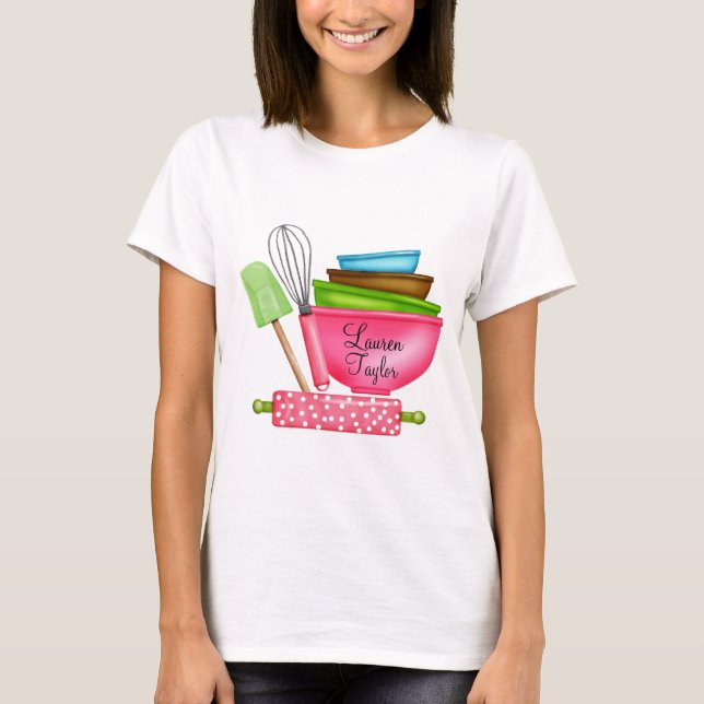 Camiseta A cozinha fornece o t-shirt (Frente)