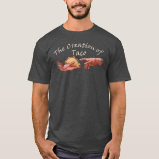 Camiseta A Criação de aco para menino amante da comida mexi