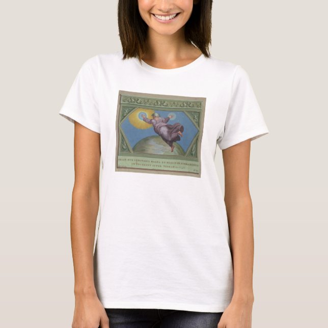 Camiseta A Criação de Luz, ilustração do Rapha (Frente)