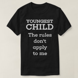 Camiseta A criança a mais nova