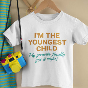 Camiseta A criança a mais nova