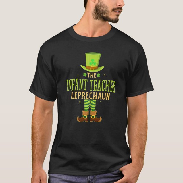 Camiseta A Criança Professora Leprechaun Funny Coate Rua Pa (Frente)
