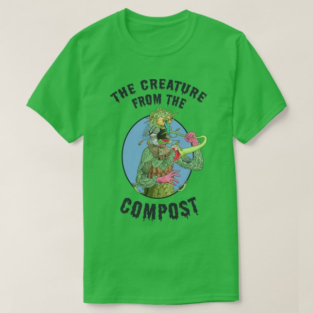 Camiseta A Criatura do Composto (Frente do Design)