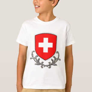 Camiseta A crista suíça caçoa a campainha