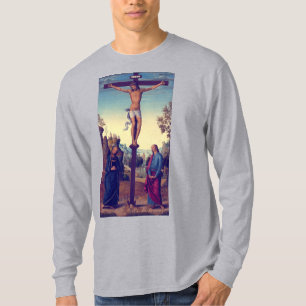 Camiseta A Crucificação com a Virgem por Pietro Perugino