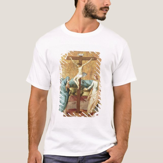 Camiseta A crucificação com o Virgin e o St John o Ev (Frente)