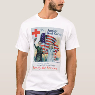 Camiseta A cruz vermelha júnior (US00299)
