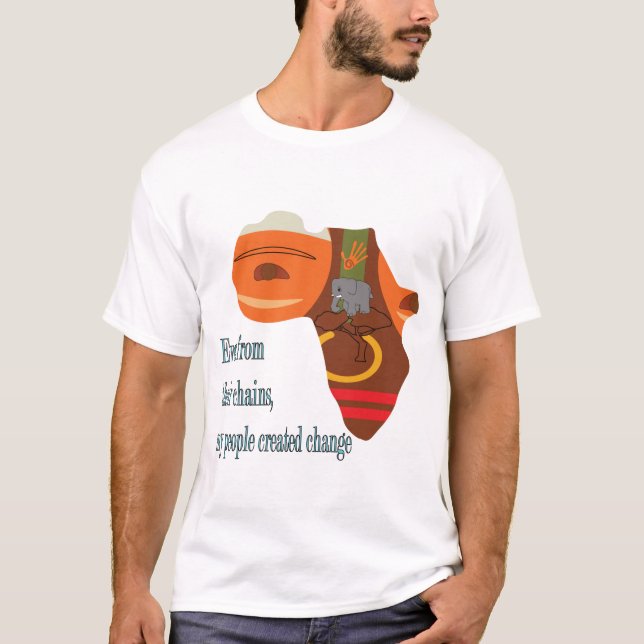Camiseta A cultura afro-americana (Frente)