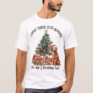 Camiseta A cute dog and puppy lover Christmas design