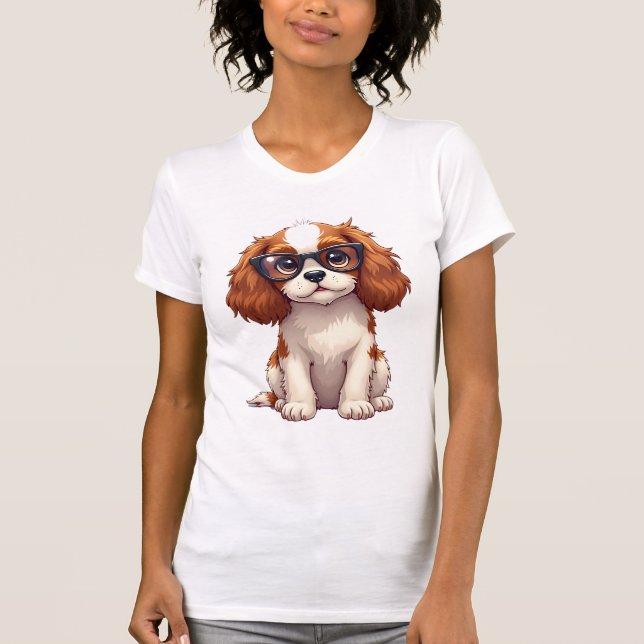 Camiseta A cute dog King Charles Spaniel COPY (Frente)