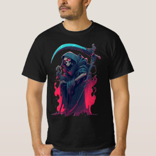 Camiseta A Cutela de Fiery Reaper, a Morte, o Ceifador