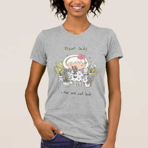 Camiseta A Dama De Planta É A Nova Dama De Gato/Citação