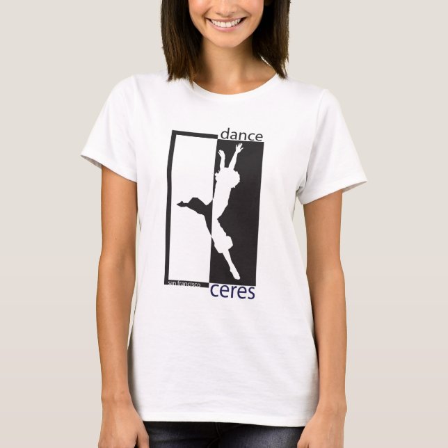 Camiseta a dança ceres jete grande reverso BW (Frente)