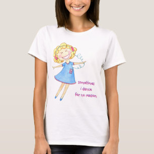 Camiseta A dança Cuz U do ~ de LeLe quer a