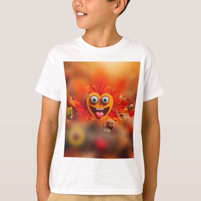 Camiseta "A dança do amor do outono" (Frente)