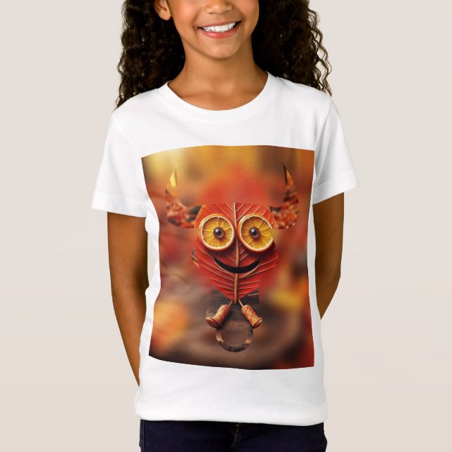 Camiseta A dança do amor do outono" (Frente)