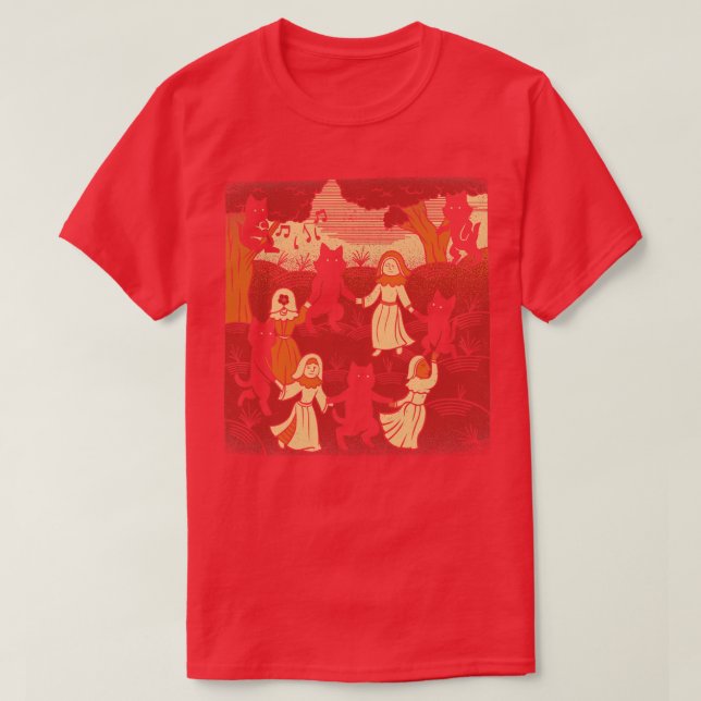 Camiseta A dança do Equinox do outono por Tobe Fonseca (Frente do Design)