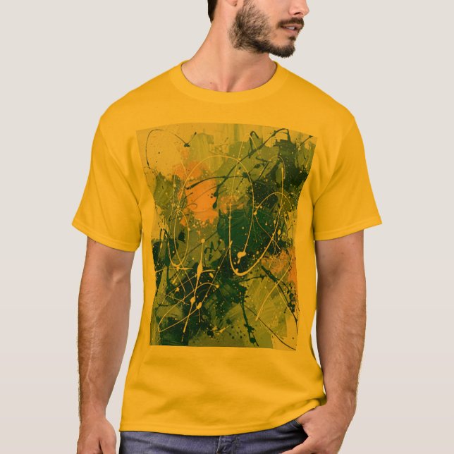 Camiseta A Dance in Green and  Gold (Frente)