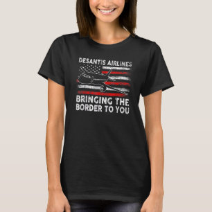Camiseta A De Santis Airlines Trazendo A Fronteira Para Voc