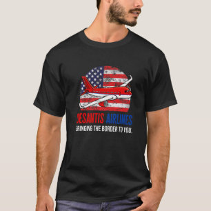 Camiseta A De Santis Airlines Trazendo A Fronteira Para Voc