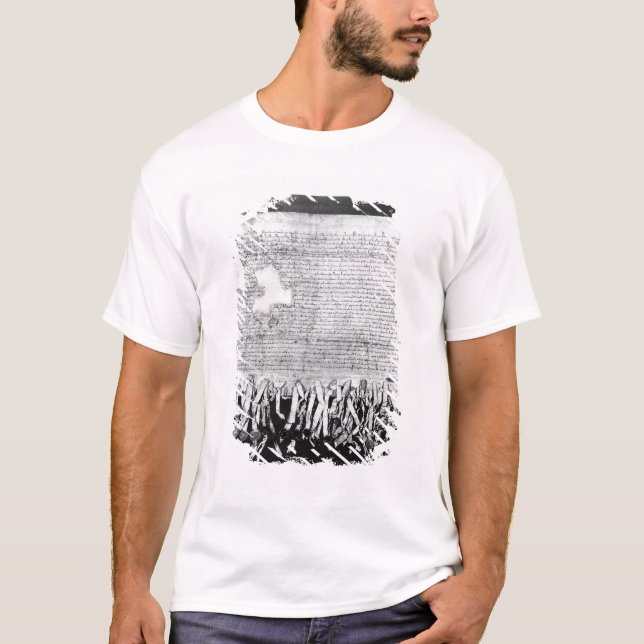 Camiseta A declaração de Arbroath, o 6 de abril de 1320 (Frente)